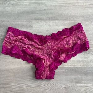 NWT Victorias Secret Magenta Cheeky Panty size medium